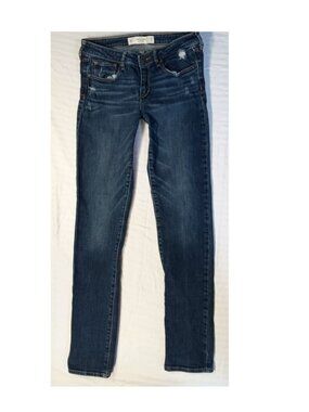 Abercrombie & Fitch Womens Blue Jean Size 6L The A&F Skinny